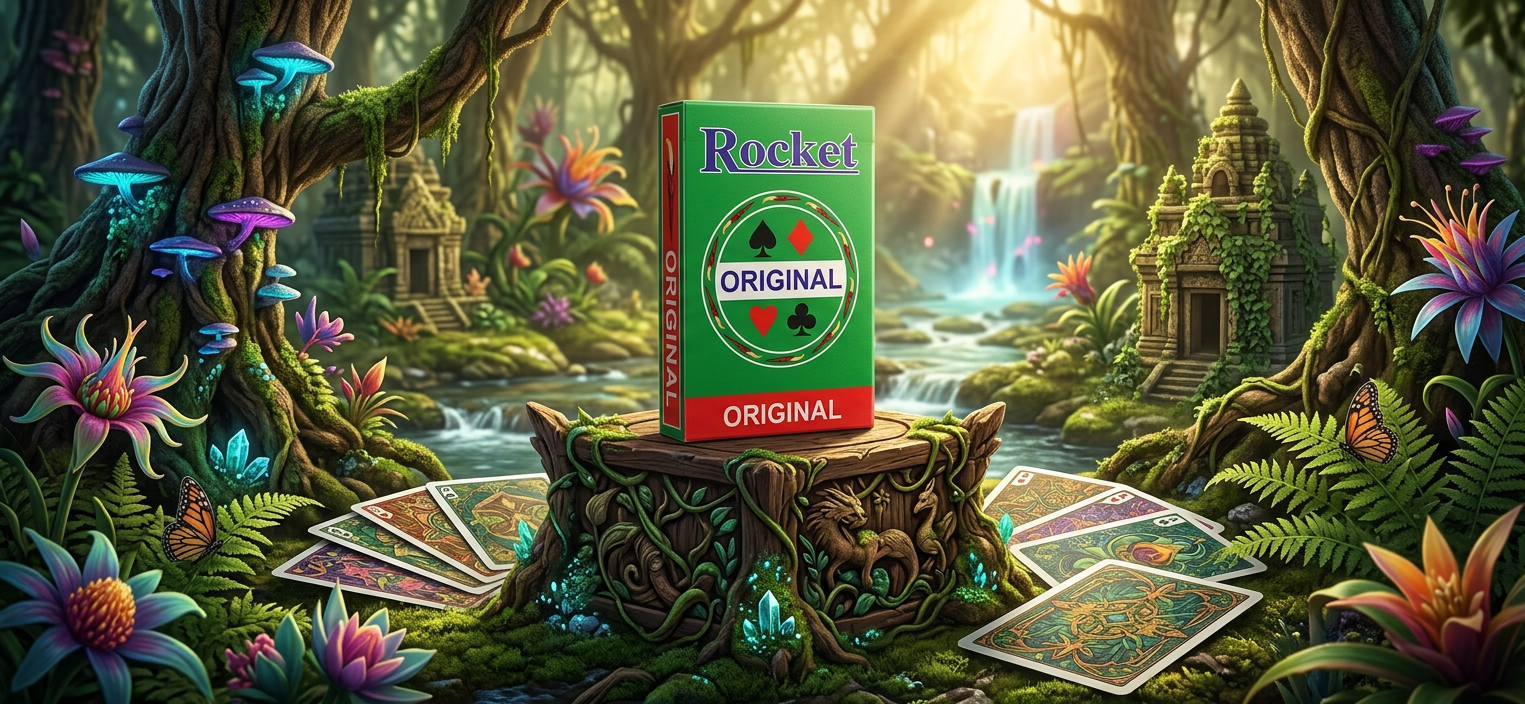 کارت بازی و شعبده بازی طرح rocket